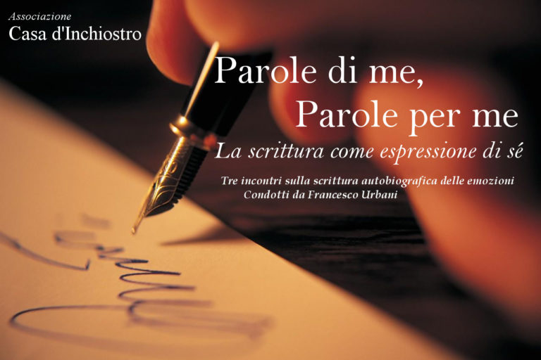 Gruppo di Scrittura – Parole di me, parole per me